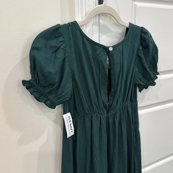 NEW Girls Hunter Green Dress Holiday Party Short Sleeve, size XL 14-16 - Picture 11 of 11